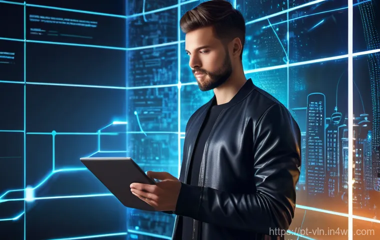 사이버 공격 방지를 위한 보안 취약점 관리 - **Prompt 1: Digital Fortress Reinforcement**
    "A confident, diverse young adult, wearing smart ca...