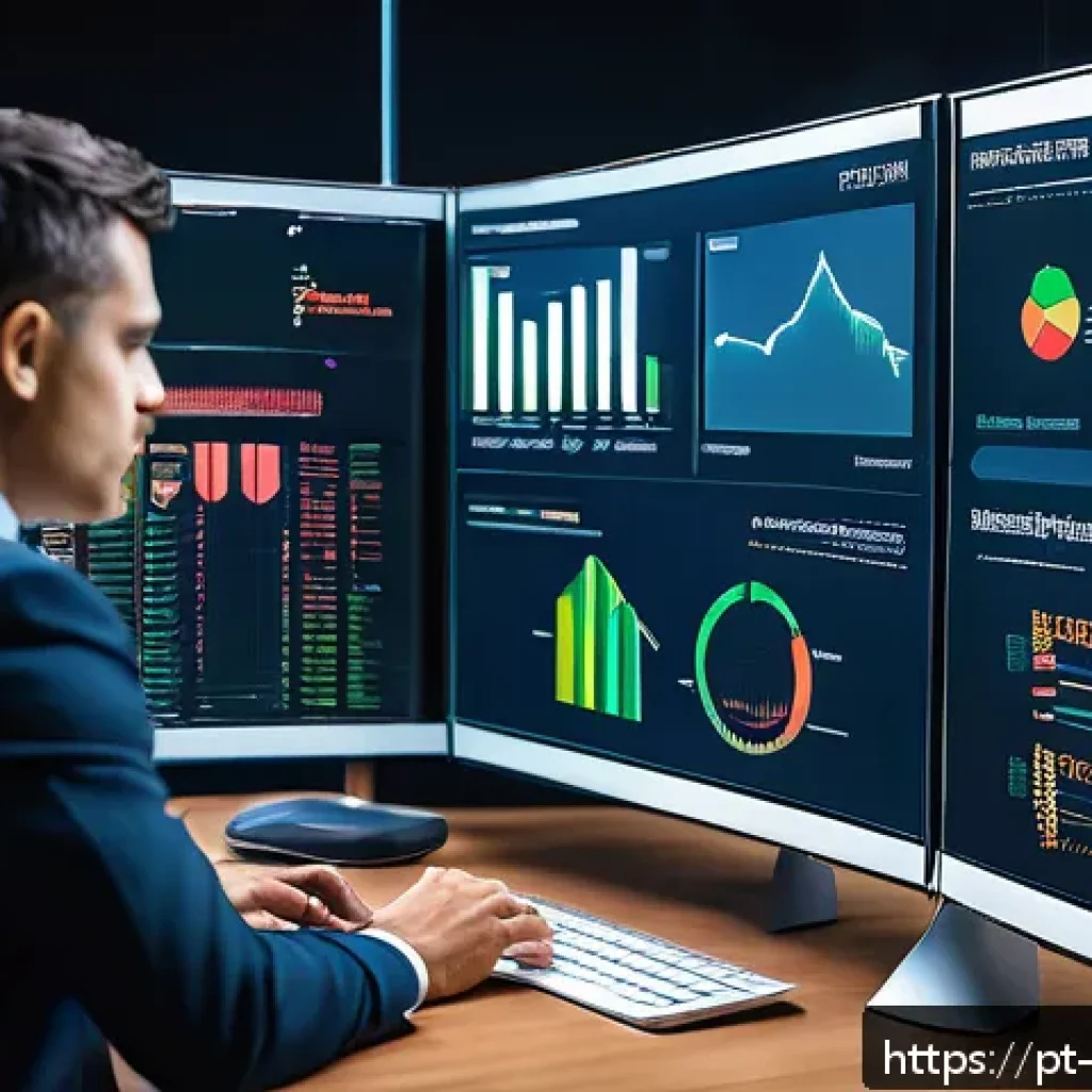 보안 취약점 우선순위 선정 기준 - A modern corporate office setting with a diverse team of cybersecurity professionals analyzing compl...